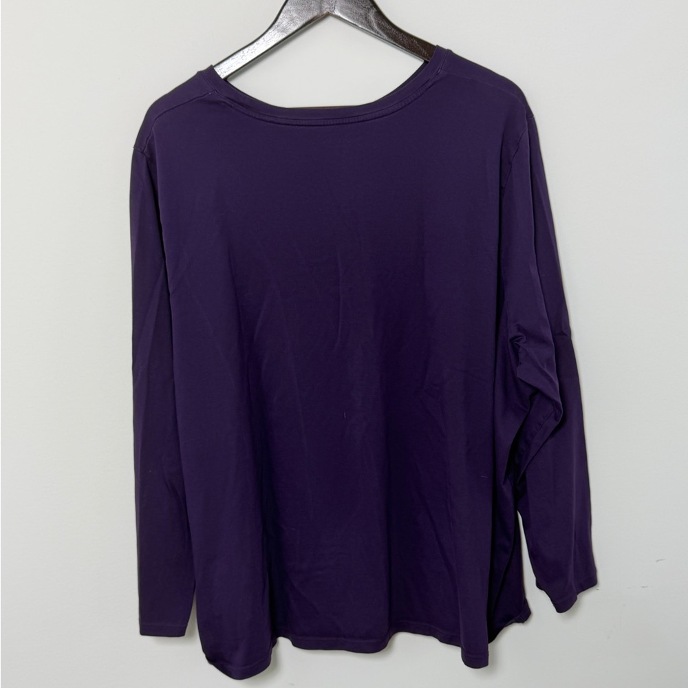 Lands’ End Relaxed Fit Long Sleeve Tee - Picture 4 of 4